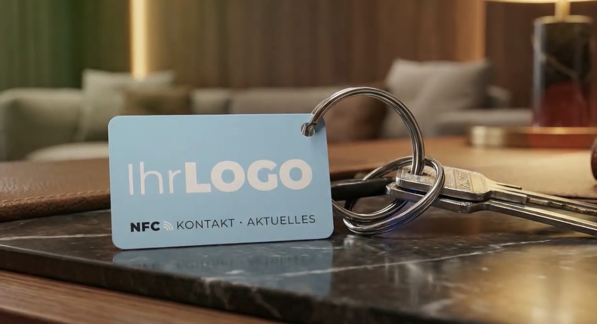 BookTag am Hotelschlüssel